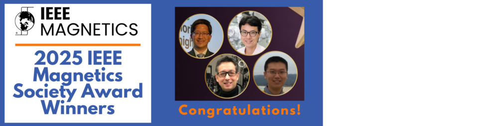 2025 IEEE Magnetics Society Award Winners